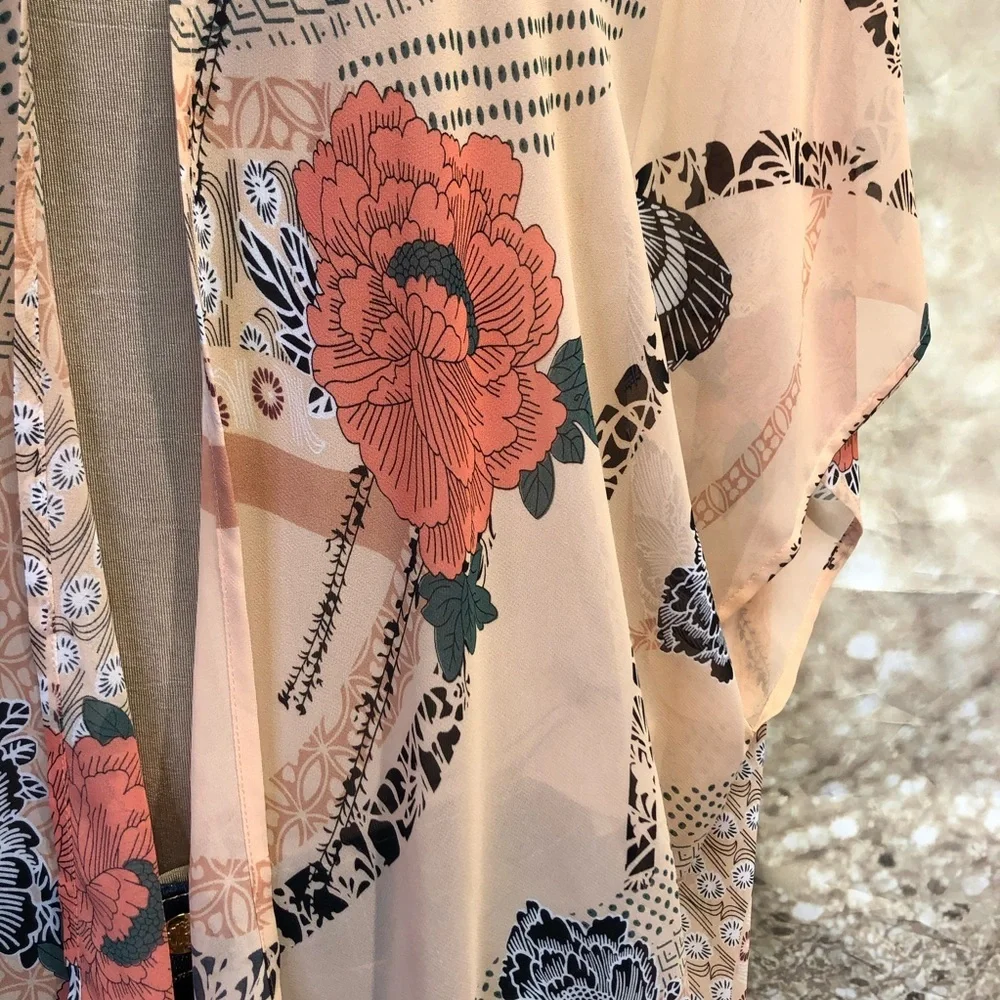 Women Daniel Rainn kimono/duster OS - Picture 4 of 7